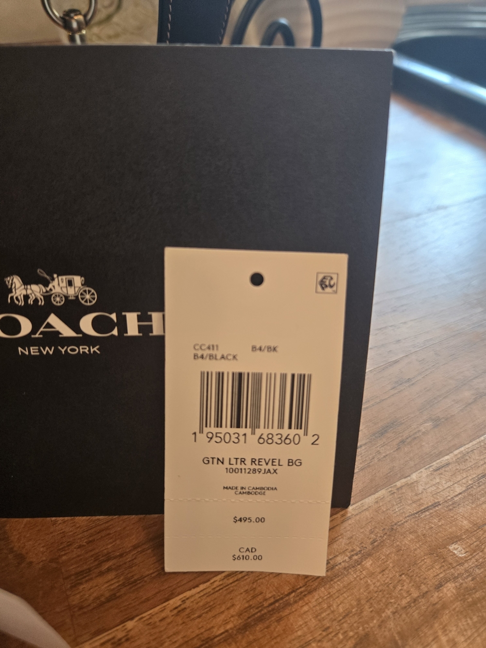NWT COACH Black Glovetanned Leather 1941 Revel  24 Satchel + Dust Bag Pristine ✨ - Picture 5 of 13